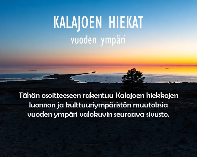 Kalajoen hiekat vuoden ympäri